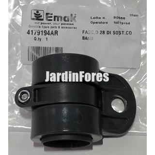 Abrazadera enganche arnés barra de 28mm desbrozadoras Oleo-Mac (4179194AR) - Imagen 2