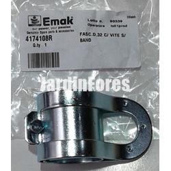 Abrazadera enganche arnés barra de 32mm desbrozadoras Oleo-Mac (4174108R) - Imagen 1