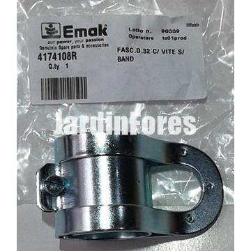 Abrazadera enganche arnés barra de 32mm desbrozadoras Oleo-Mac (4174108R) - Imagen 1