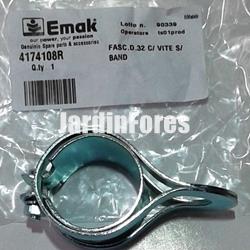 Abrazadera enganche arnés barra de 32mm desbrozadoras Oleo-Mac (4174108R) - Imagen 2