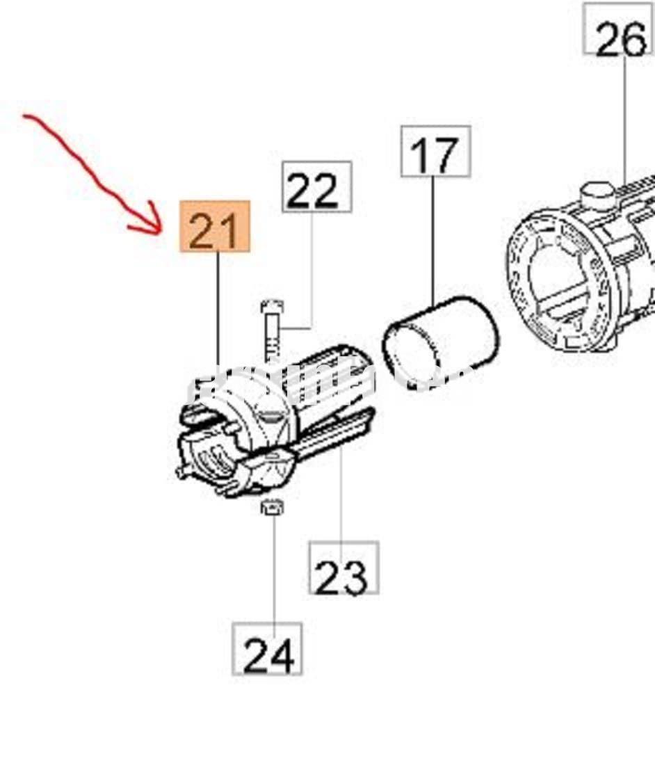 Abrazadera superior para tubo de 26mm (61250021AR) - Imagen 2