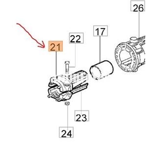 Abrazadera superior para tubo de 26mm (61250021AR) - Imagen 2
