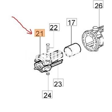 Abrazadera superior para tubo de 26mm (61250021AR) - Imagen 2