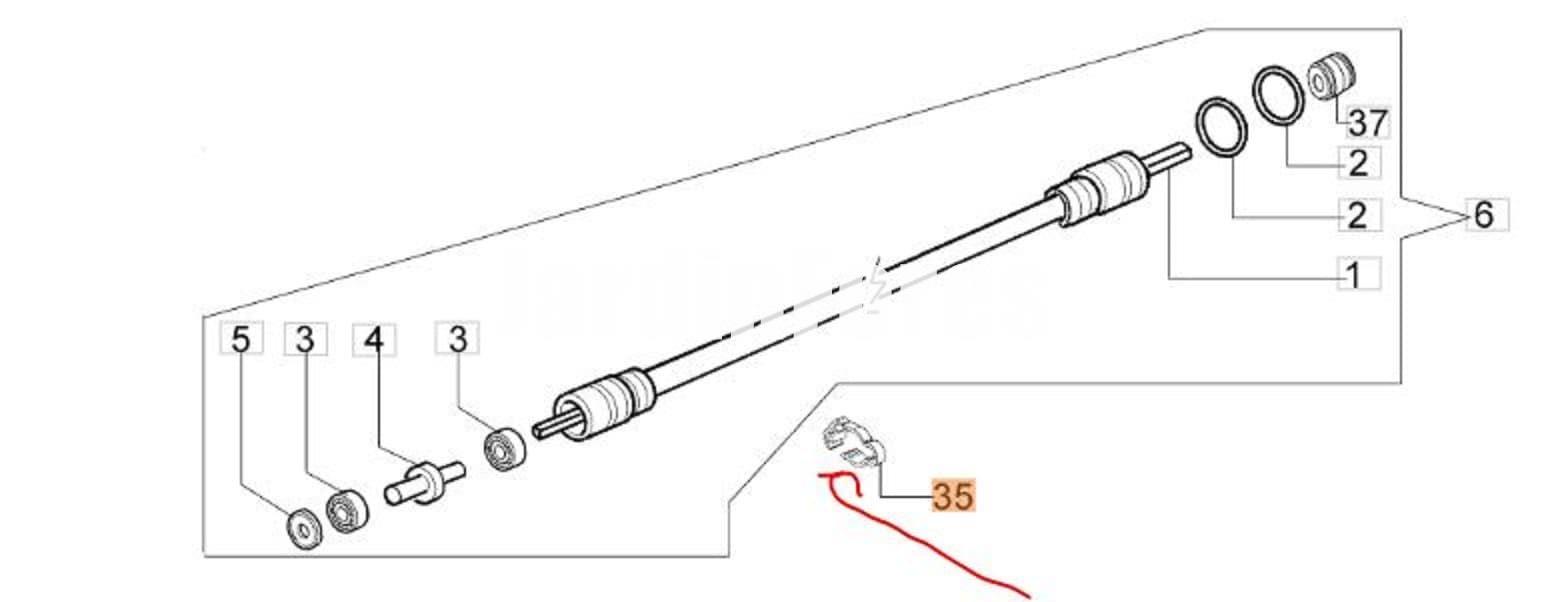 Abrazadera transmisión flexible 446BP Ergo (62030077R) - Imagen 2