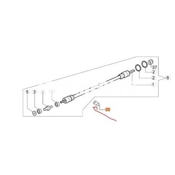Abrazadera transmisión flexible 446BP Ergo (62030077R) - Imagen 2