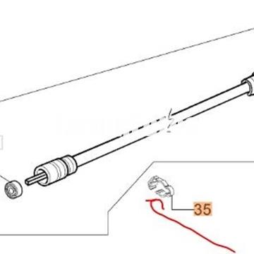 Abrazadera transmisión flexible 446BP Ergo (62030077R) - Imagen 2