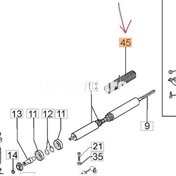 Almohadilla manillar cortasetos Oleo-Mac (61240150) - Imagen 2