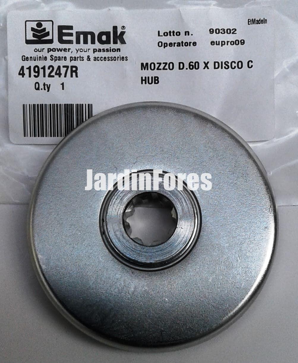 Arandela centradora disco para desbrozadoras profesionales Oleo-Mac (4191247R) - Imagen 1