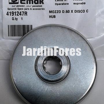 Arandela centradora disco para desbrozadoras profesionales Oleo-Mac (4191247R) - Imagen 1