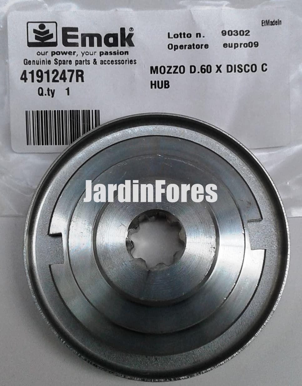 Arandela centradora disco para desbrozadoras profesionales Oleo-Mac (4191247R) - Imagen 2