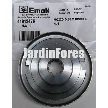 Arandela centradora disco para desbrozadoras profesionales Oleo-Mac (4191247R) - Imagen 2