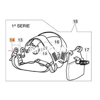 Argolla enganche arnés profesional Oleo-Mac (4174117) - Imagen 2
