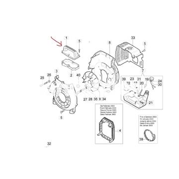 Asa tapa superior soplador Oleo-Mac BV 162 - Imagen 1
