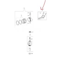 Biela motor Emak K40-K50 Oleo-Mac (L66150079) - Imagen 2