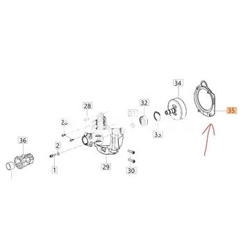 Brida protectora tapa arranque desbrozadoras Oleo-Mac (61350104R) - Imagen 2