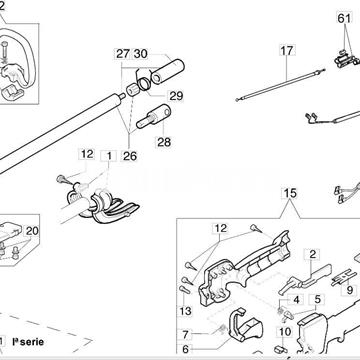 Cable acelerador desbrozadoras Oleo-Mac(62040025R) - Imagen 2