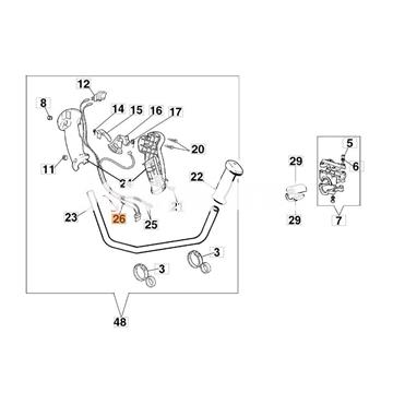 Cable eléctrico desbrozadoras Oleo-Mac (4191070) - Imagen 2