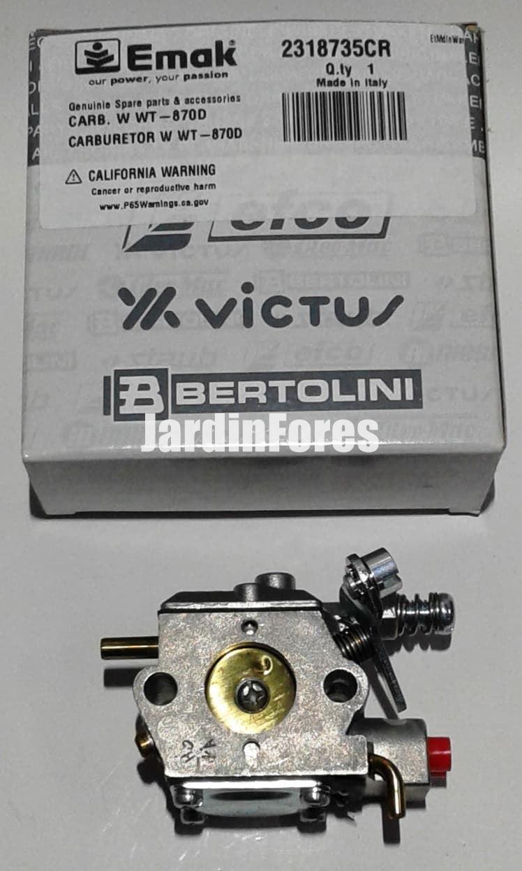 Carburador Walbro WT-870B para desbrozadoras Oleo-Mac (2318735CR) - Imagen 2