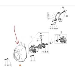Carter protector tapa arranque Efco (61060018) - Imagen 2