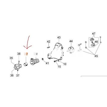 Casquillo buje silentblock soporte barra tubo 24mm (61170086R) - Imagen 2