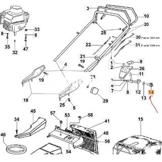 Casquillo eje mando acelerador cortacésped Oleo-Mac (8202170) - Imagen 2