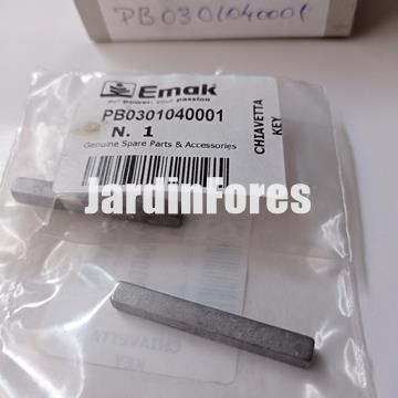 Chaveta eje motor para desbrozadoras de ruedas Oleo-Mac (PB0301040001) - Imagen 1