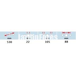 Cuchilla cortacésped Honda 20" - Imagen 2