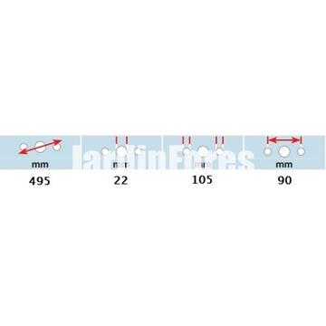 Cuchilla cortacésped Honda R-19 - Imagen 2