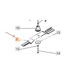 Cuchilla desbrozadora de ruedas Oleo-Mac DEB518 (PB0320020006) - Imagen 1