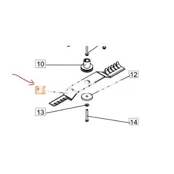 Cuchilla desbrozadora de ruedas Oleo-Mac DEB518 (PB0320020006) - Imagen 1
