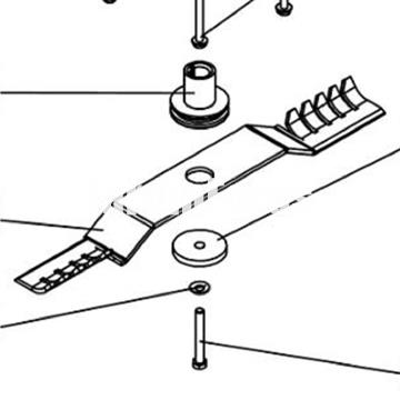 Cuchilla desbrozadora de ruedas Oleo-Mac DEB518 (PB0320020006) - Imagen 1