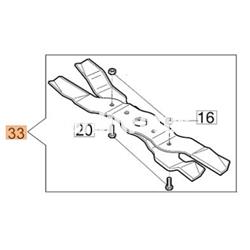 Cuchilla doble en forma de X cortacésped Oleo-Mac LUX 55 (8203355CR) - Imagen 1