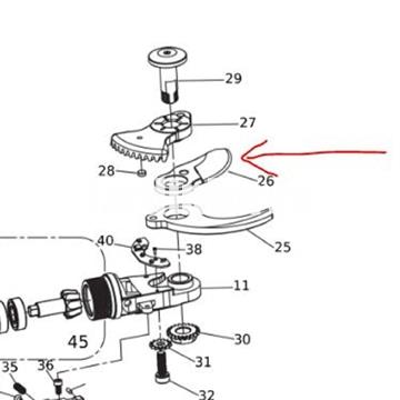 Cuchilla recambio tijera poda Irega IRG23 - Imagen 1