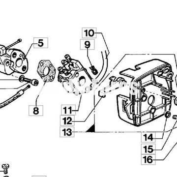 Deflector escape cortasetos Oleo-Mac(4151134) - Imagen 2