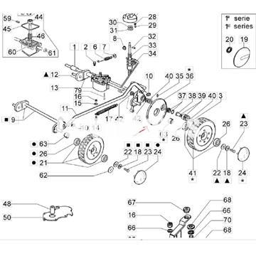 Disco interior cubre rueda trasera cortacésped Oleo-Mac (8200089) - Imagen 2