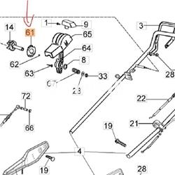 Disco mando variador cortacésped Oleo-Mac (8203101) - Imagen 2