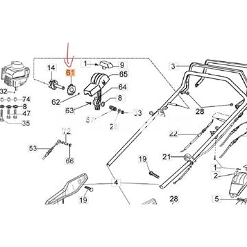 Disco mando variador cortacésped Oleo-Mac (8203101) - Imagen 2