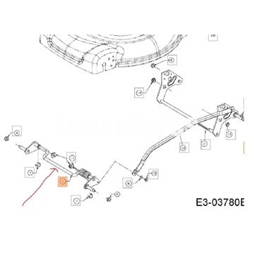 Eje delantero cortacésped Oleo-Mac (C68702368637) - Imagen 2