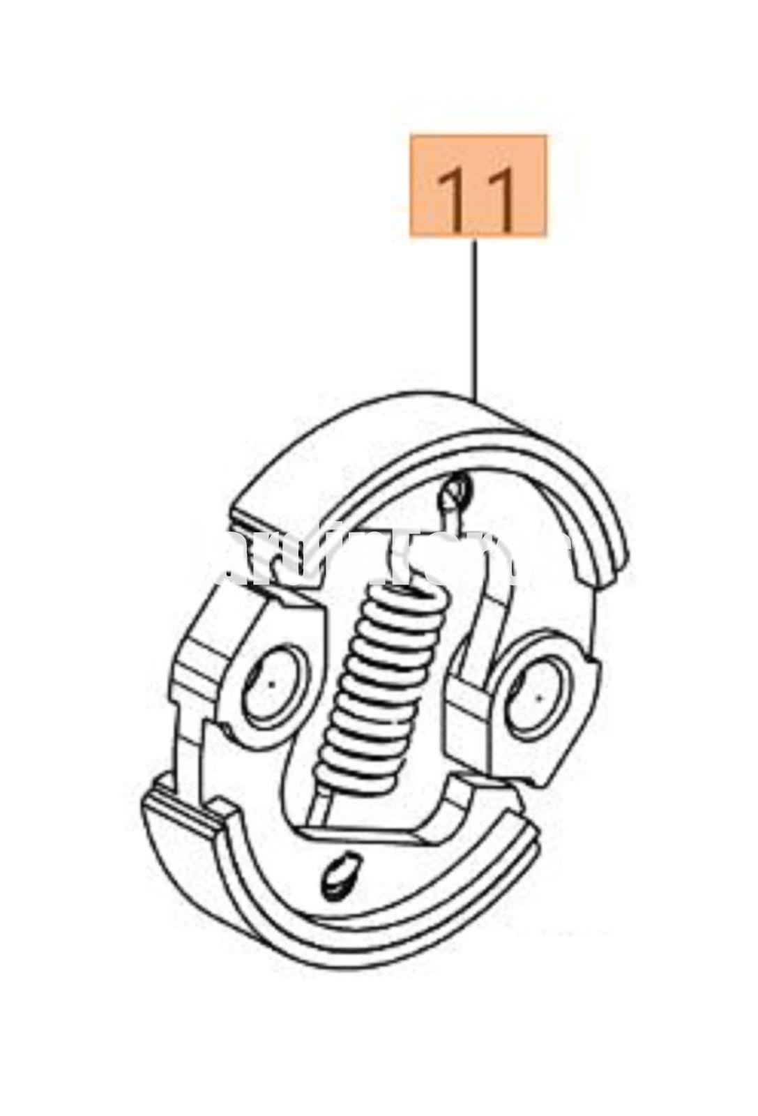 Embrague desbrozadoras Oleo-Mac (61450277R) - Imagen 1