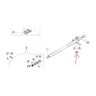 Enganche arnés para tubos 24mm (61170068 o 61170175R) - Imagen 2