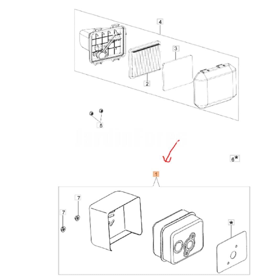 Escape completo motor Emak de Oleo-Mac (L66150219) - Imagen 2