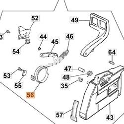 Fleje freno motosierras Oleo-Mac 971-981 (097000105) - Imagen 1