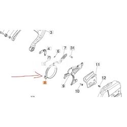 Fleje freno motosierras Oleo-Mac GS650-651 (50250046R) - Imagen 1