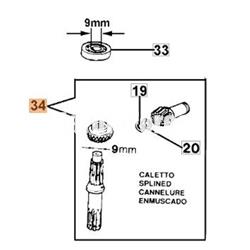 Juego piñones cabezal desbrozador (4100464) - Imagen 2