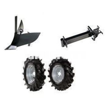 Kit aporcador regulable + Juego ruedas neumáticas Oleo-Mac MH 197 RK - Imagen 1