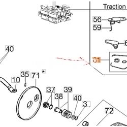 Kit retenes y juntas de tracción de cortacésped Oleo-Mac (8203491) - Imagen 2