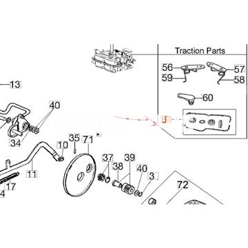 Kit retenes y juntas de tracción de cortacésped Oleo-Mac (8203491) - Imagen 2