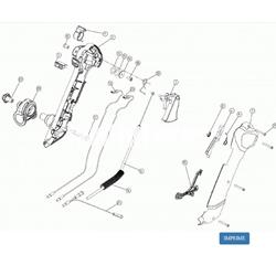 Mando gas completo aspirador Cifarelli V1200B - Imagen 1
