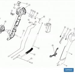 Mando gas completo aspirador Cifarelli V1200B - Imagen 1