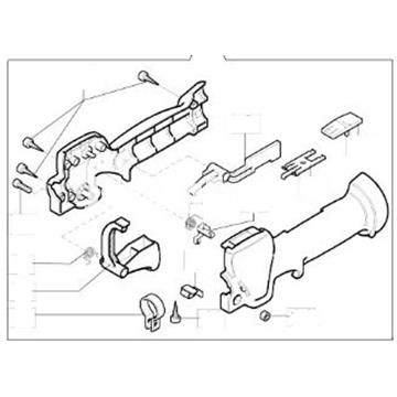 Mando gas completo Oleo-Mac 446 BP - Imagen 1